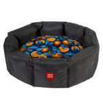 Лежанка для собак WAUDOG Relax малюнок Апельсини M, Ширина 42 см, Довжина 52 см, Висота 19 см-1