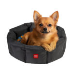 Лежанка для собак WAUDOG Relax малюнок Апельсини M, Ширина 42 см, Довжина 52 см, Висота 19 см-1