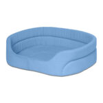 Лежанка для тварин Теремок, L, Ш 69 см, Д 82 см, В 19 см блакитний-1