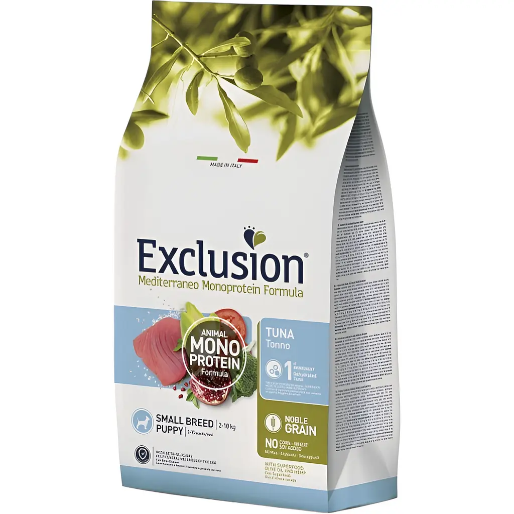 Exclusion Puppy Tuna Small Breed сухий корм для цуценят дрібних порід з тунцем 2 кг