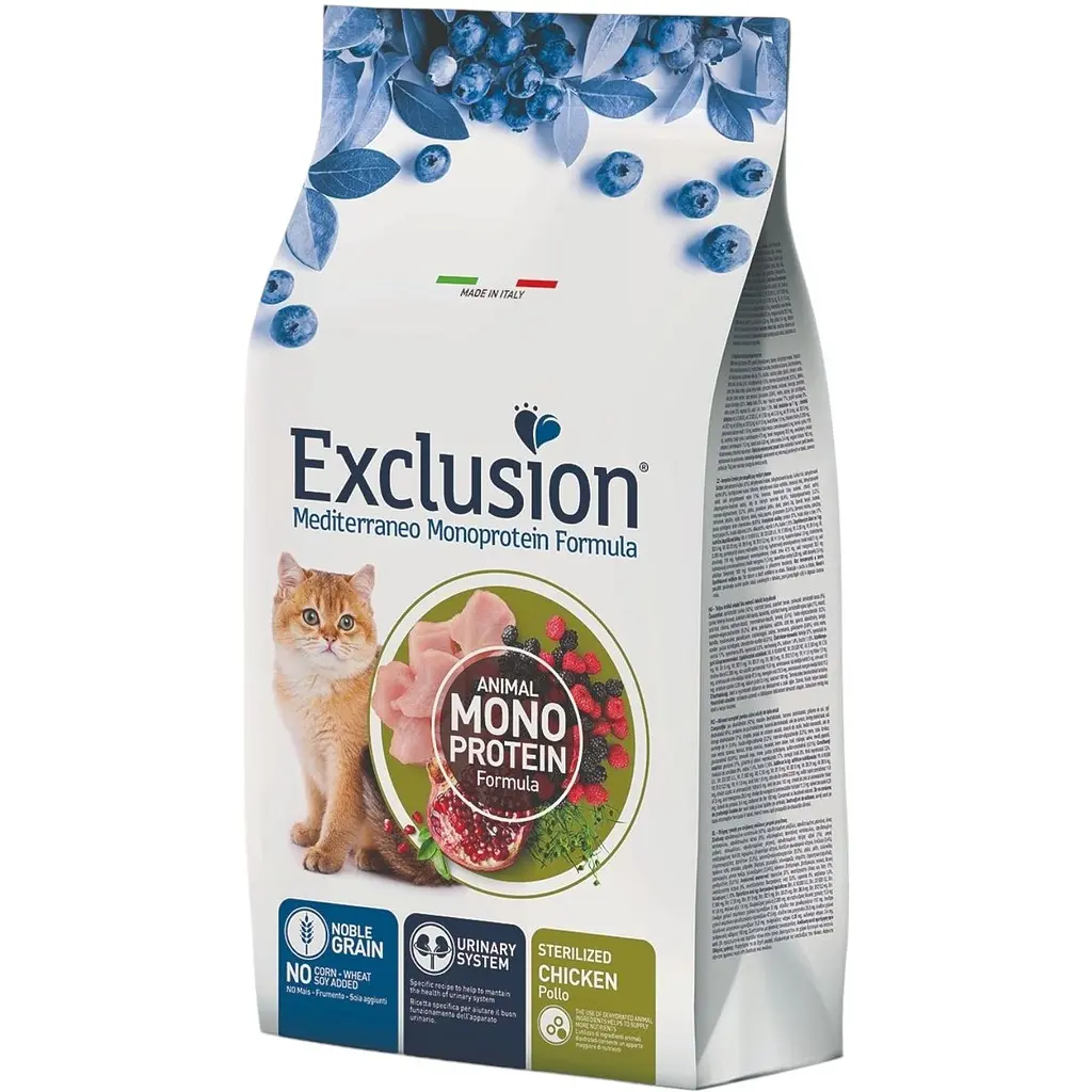 Exclusion Sterilized Chicken сухий корм для стерилізованих котів з куркою 1.5 кг