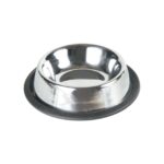 Миска Trixie для котів на гумовій основі нержавіюча сталь 15 см 200 мл-1