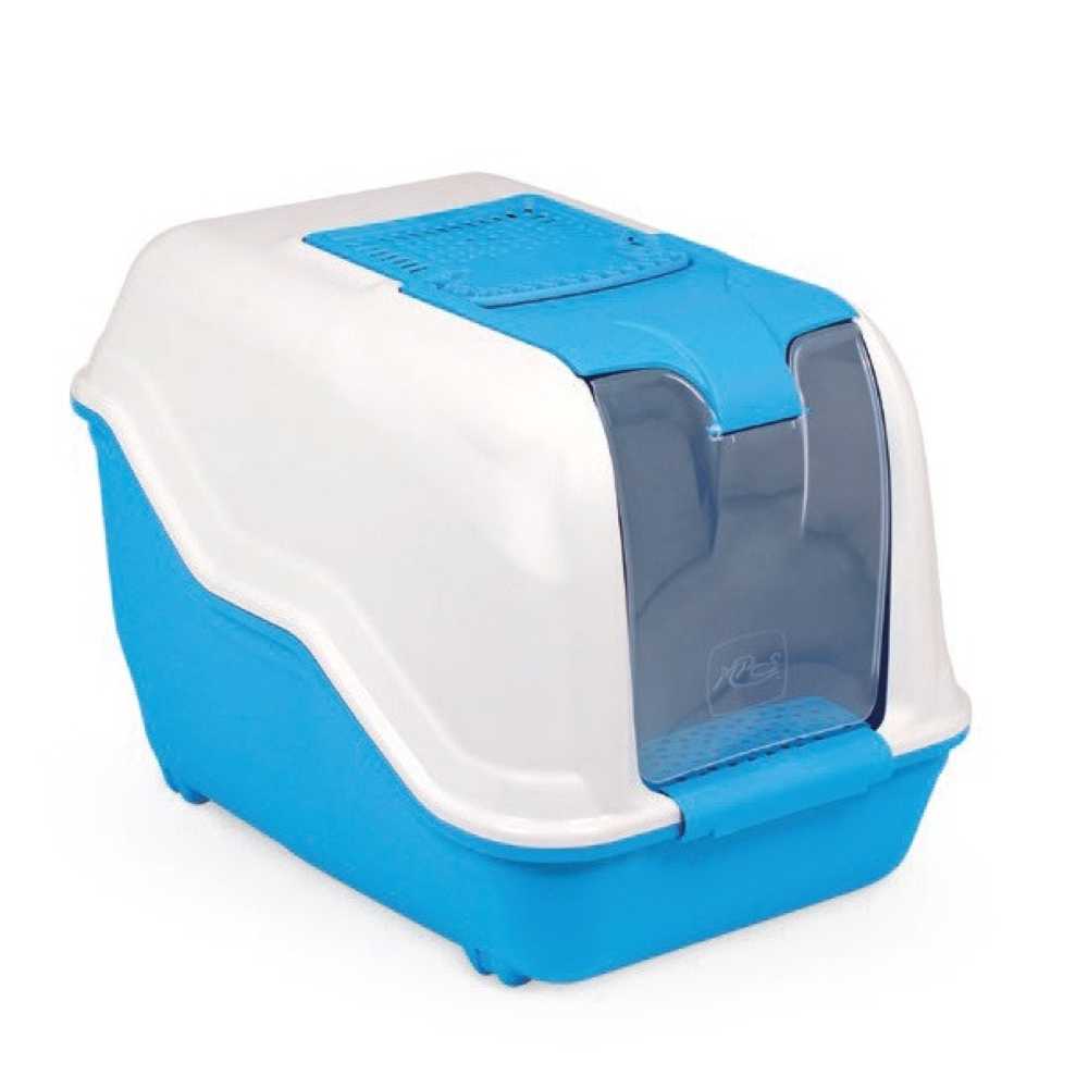 Туалет для котів бокс з фільтром Netta Close 54×39×40 см