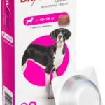 Жувальна пігулка Bravecto від бліх і кліщів для собак з вагою 40-56 кг 1 шт