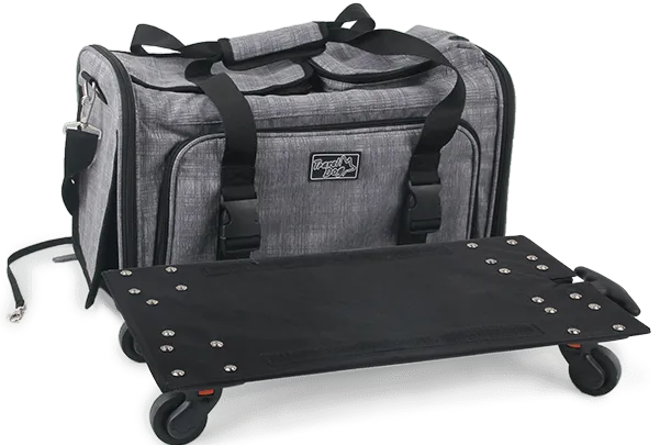 Розкладна сумка-переноска для тварин на колесах, 50 × 27 × 29 см