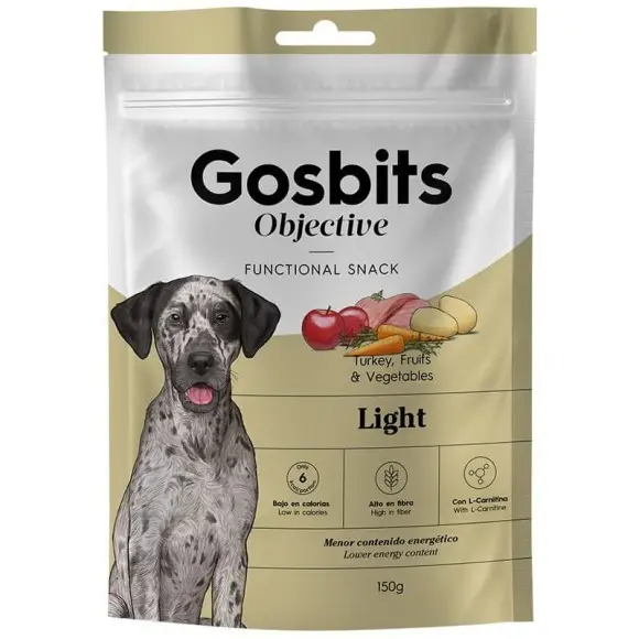 Ласощі для собак Gosbits Objective Light 150 г